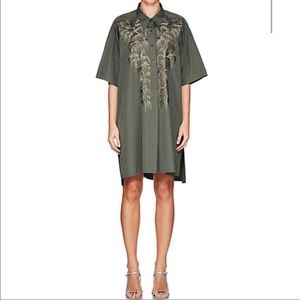 Dries Van Noten Donny Floral Embroidered Dress XS